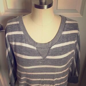 NY & Co Striped Sweatshirt